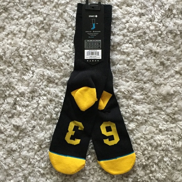 Stance Combed Cotton Wu Tang Patch Crew Socks L - Picture 6 of 6